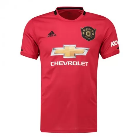 19-20 Manchester United Home Paul Pogba Soccer Jersey Shirt - Click Image to Close